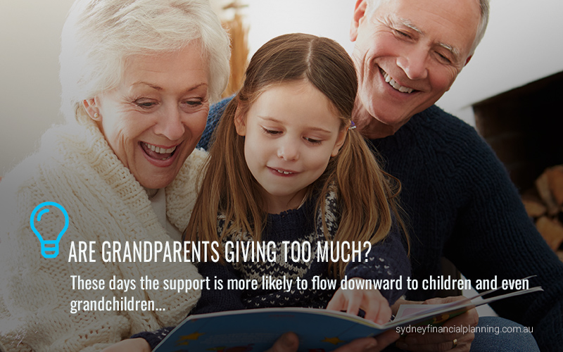 Are grandparents giving too much?